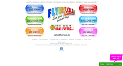 Desktop Screenshot of flyerz.co.za